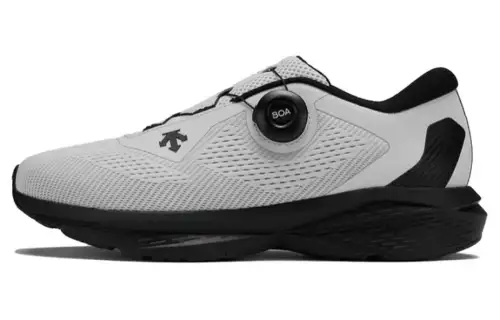 DESCENTE RUNNING Abrasion Resistant Breathable Low top Running Shoes Women's Gray Black