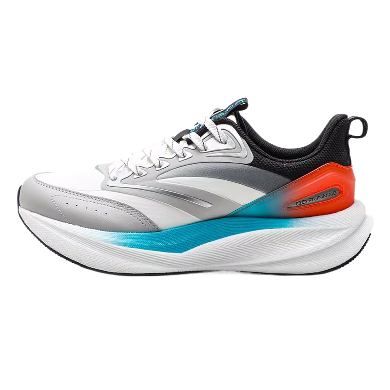 QIAODAN Rebound Slip Resistant Rebound Slip Resistant Low top Marathon Long Distance Running Sprint Running Shoes Men’s