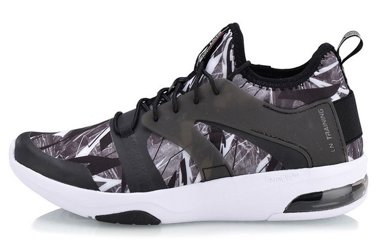 Li Ning Running Shoes Women’s Low Top Black/White/Gray