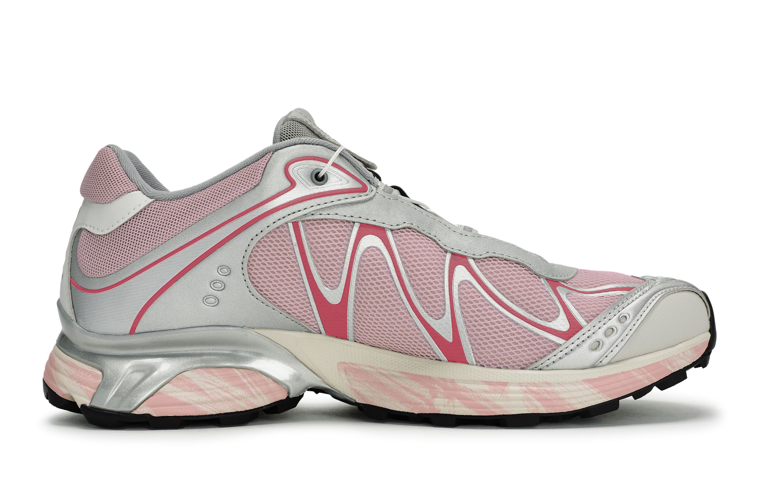 SALOMON XT WHISPER Abrasion Resistant Abrasion Resistant Low top Running Shoes Unisex Pink Silver