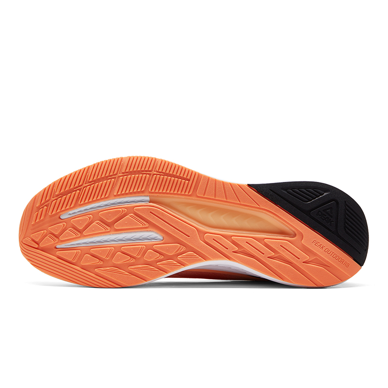PEAK Support Rebound Low top Long Distance Running Shoes Men’s Orange Blue Mismatched