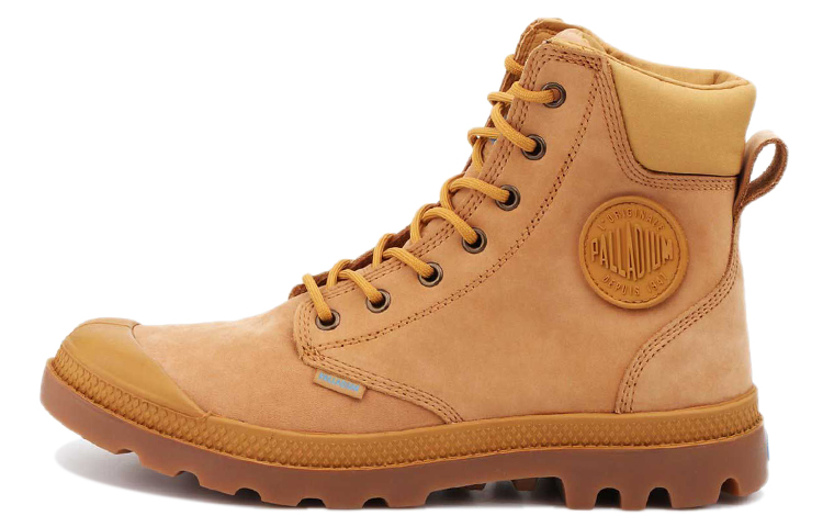 Palladium Pampa Outdoor Boots Unisex High Top Earth Yellow
