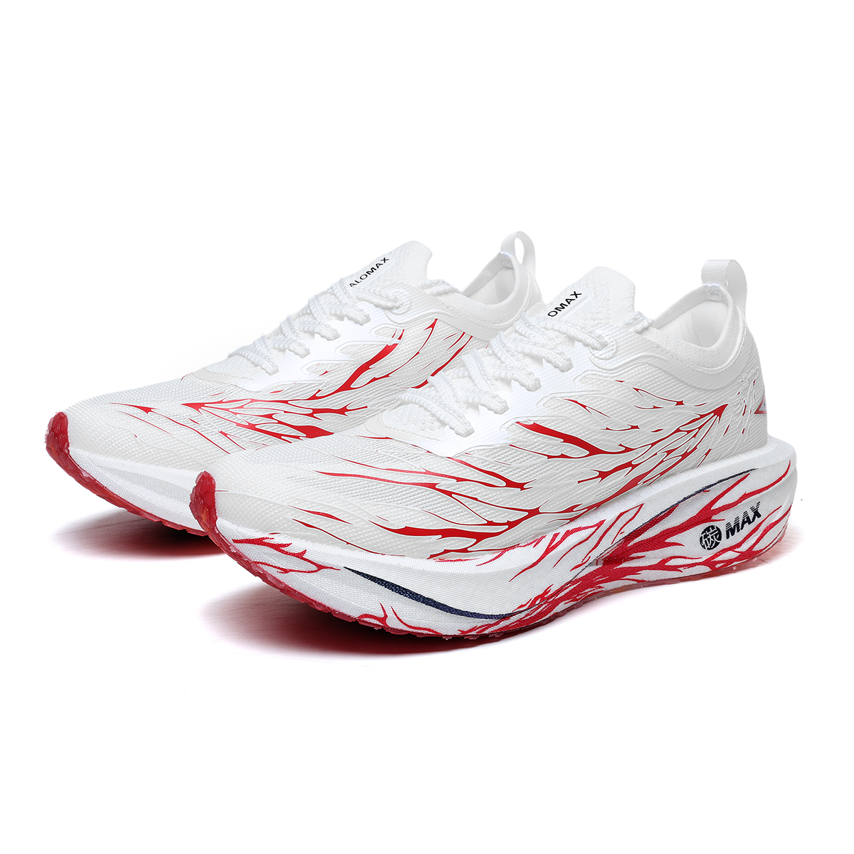 CALOMAX Running Shoes Unisex Low Top Red