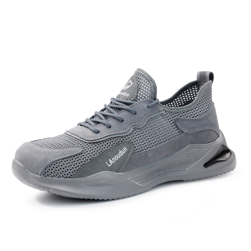 LANOUDUN Breathable And Lightweight Low top Outdoor Shoes Unisex Light Gray