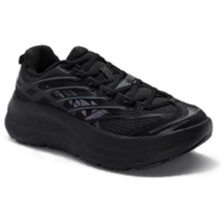 XTEP Cushioning Slip Resistant Abrasion Resistant Breathable Lightweight Low top Running Shoes Women’s Black