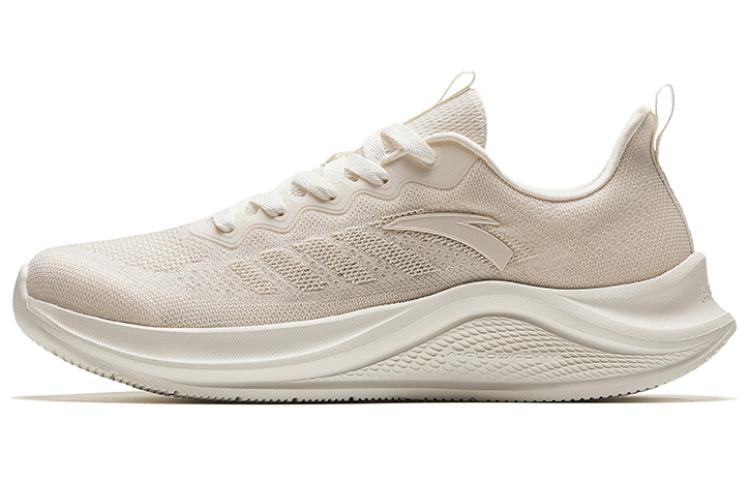Anta Comfortable Slip Resistant, Waterproof, And Breathable Lightweight Low top Running Shoes Men’s Beige