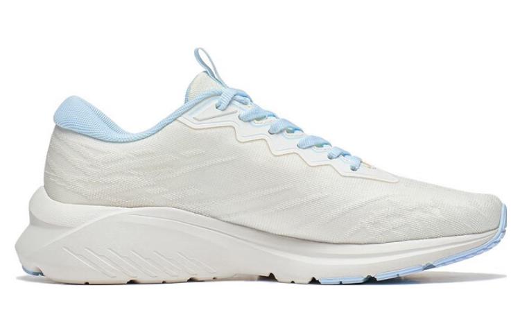 Li Ning YunQue Fabric Slip Resistant, Abrasion Resistant, Breathable Low top Running Shoes Women’s White Blue