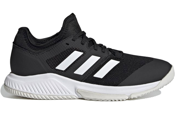 Кроссовки adidas Court Team Bounce Indoor (черно-белые) — фото 2