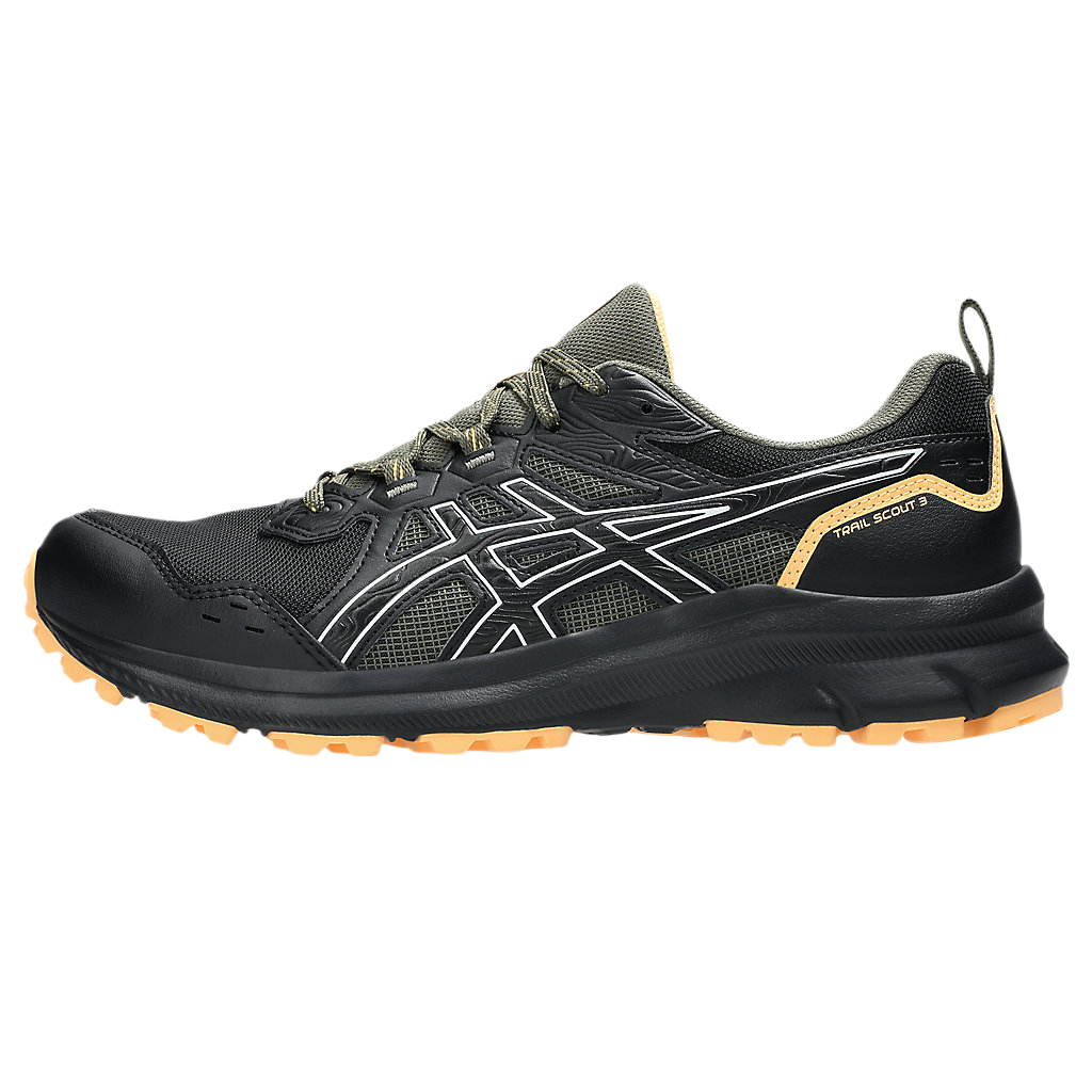 ASICS Trail Scout 3 Low top Running Shoes Men's Black