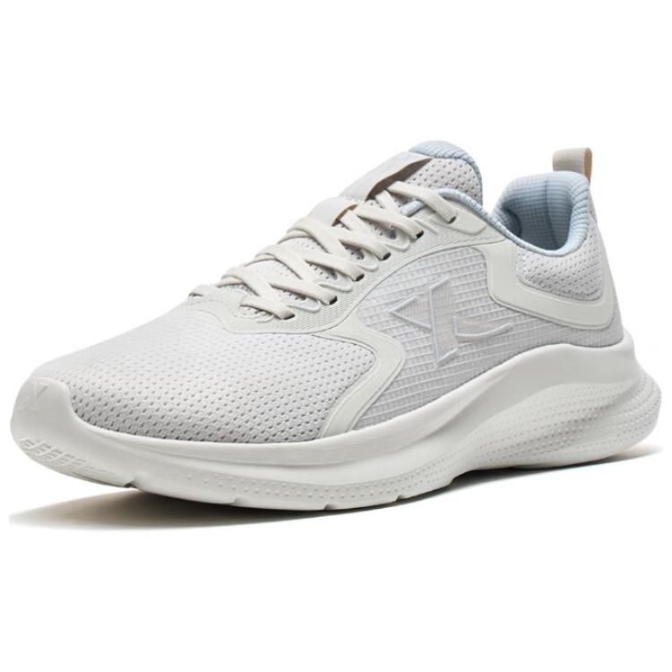 XTEP Cushioning Slip Resistant Low top Running Shoes Men’s Light Gray