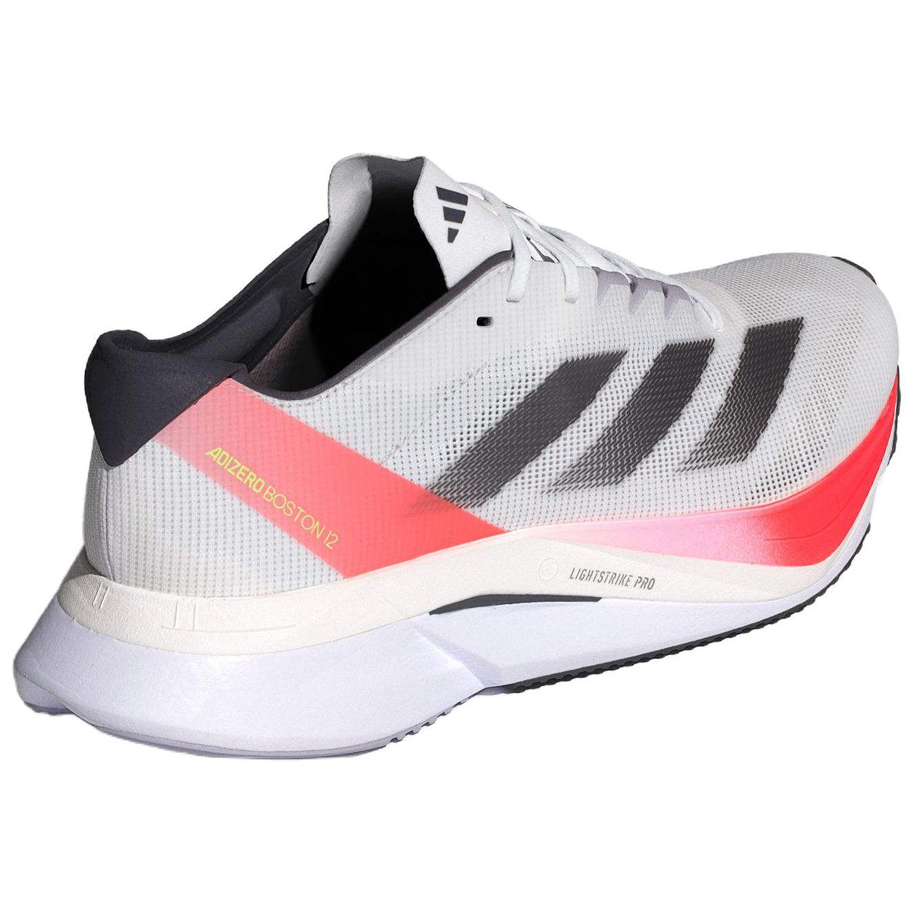 adidas Adizero Boston 12 ‘White Aurora Solar Red’