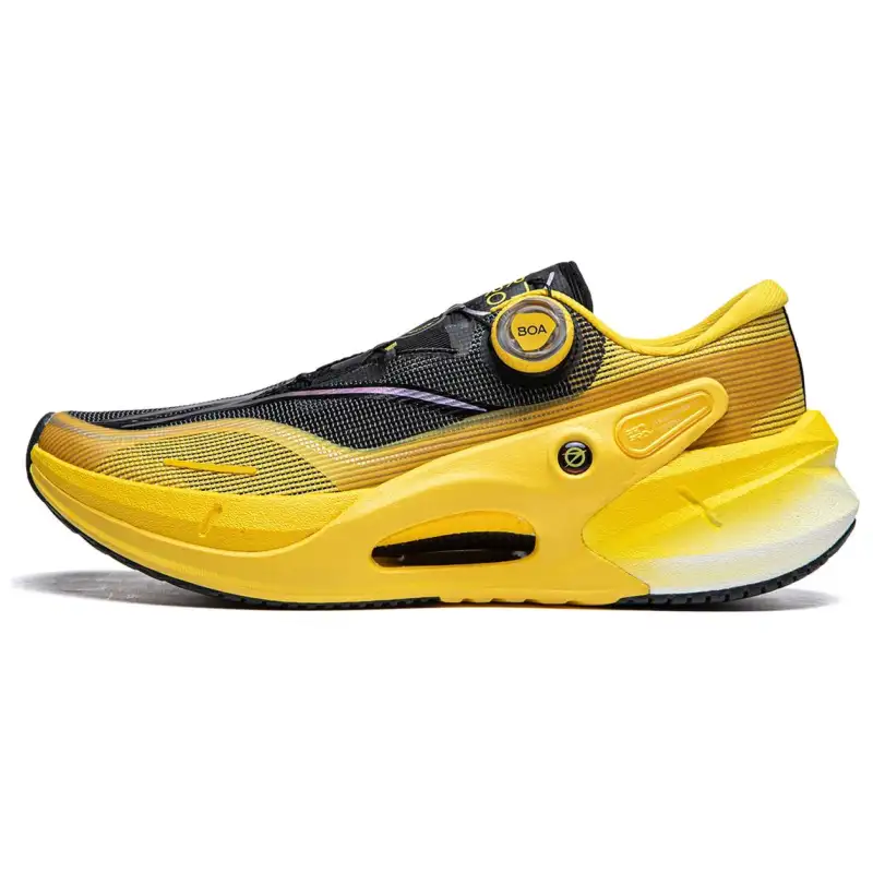 Li Ning Furious Rider 7.0 PRO V2 Running Shoes Men's Low Top Black/Lemon