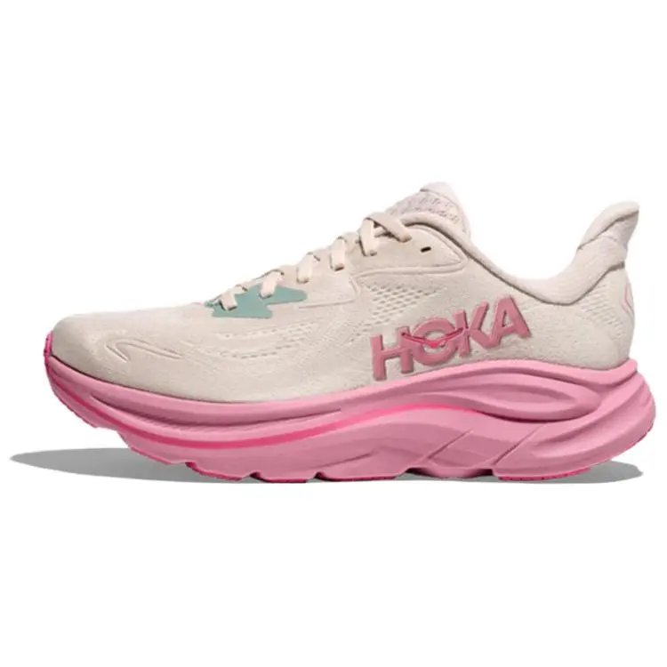 HOKA ONE ONE CLIFTON 10 Low top Rubber/Foam Marathon Training City Commuting Running Shoes Women's Pink