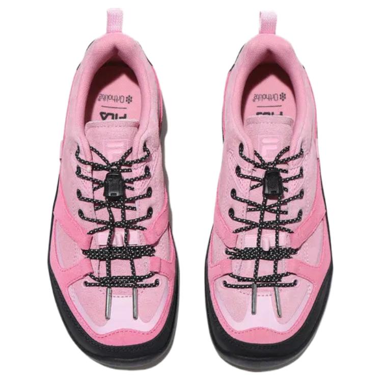 FILA Melvis Comfortable And Lightweight Abrasion Resistant Abrasion Resistant Low top Outdoor Shoes Unisex Pink