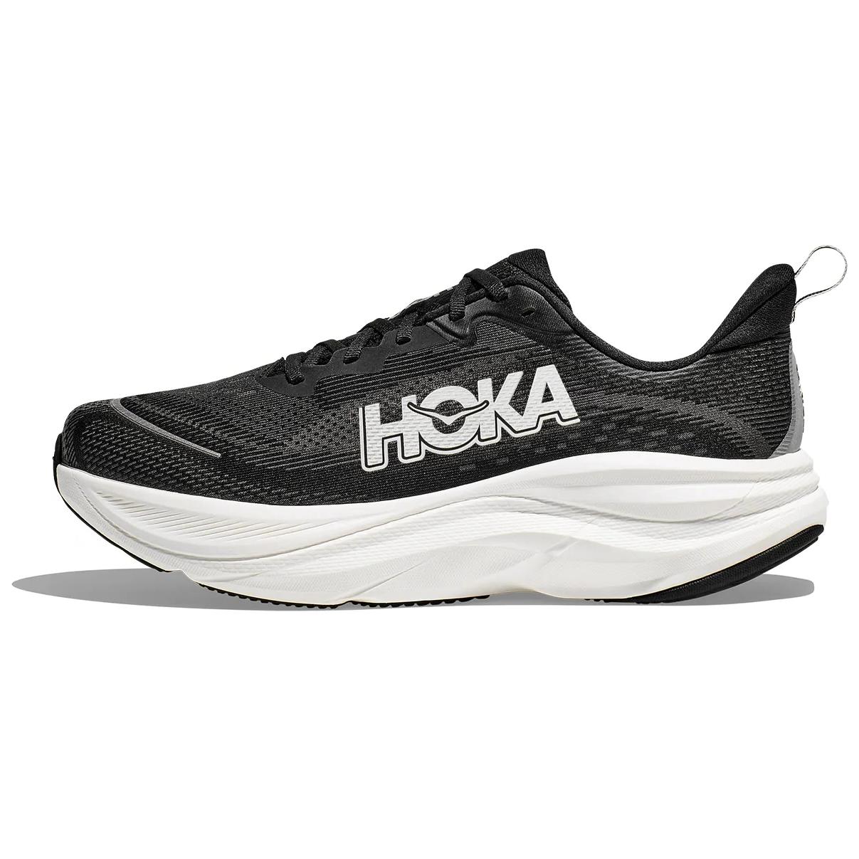 HOKA ONE ONE SKYFLOW Comfortable Slip Resistant Abrasion Resistant Low top Running Shoes Men’s Black White