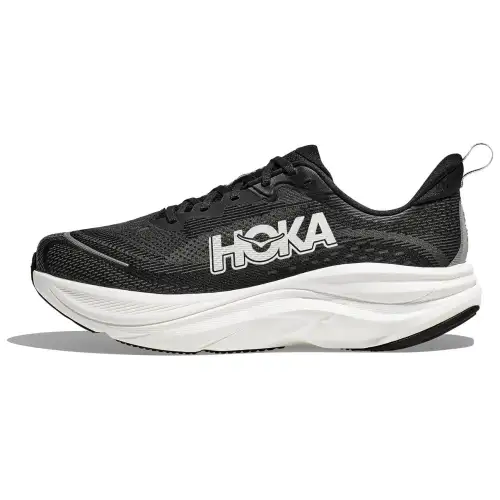 HOKA ONE ONE SKYFLOW Comfortable Slip Resistant Abrasion Resistant Low top Running Shoes Men's Black White