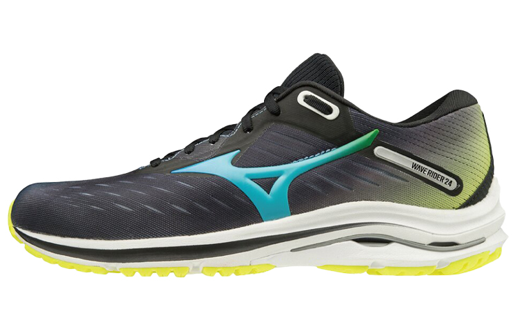 Мужские кроссовки Mizuno Wave Rider 24 (черные)