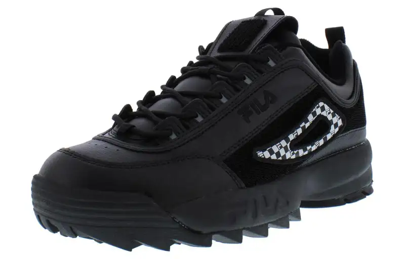 FILA Damen Lace Up Low top Running Shoes Men's Black