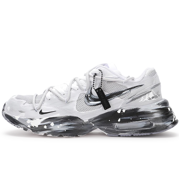 Nike Air Max Fusion Mesh Breathable Moisture Wicking Coverage Low top Running Shoes Women’s Gray