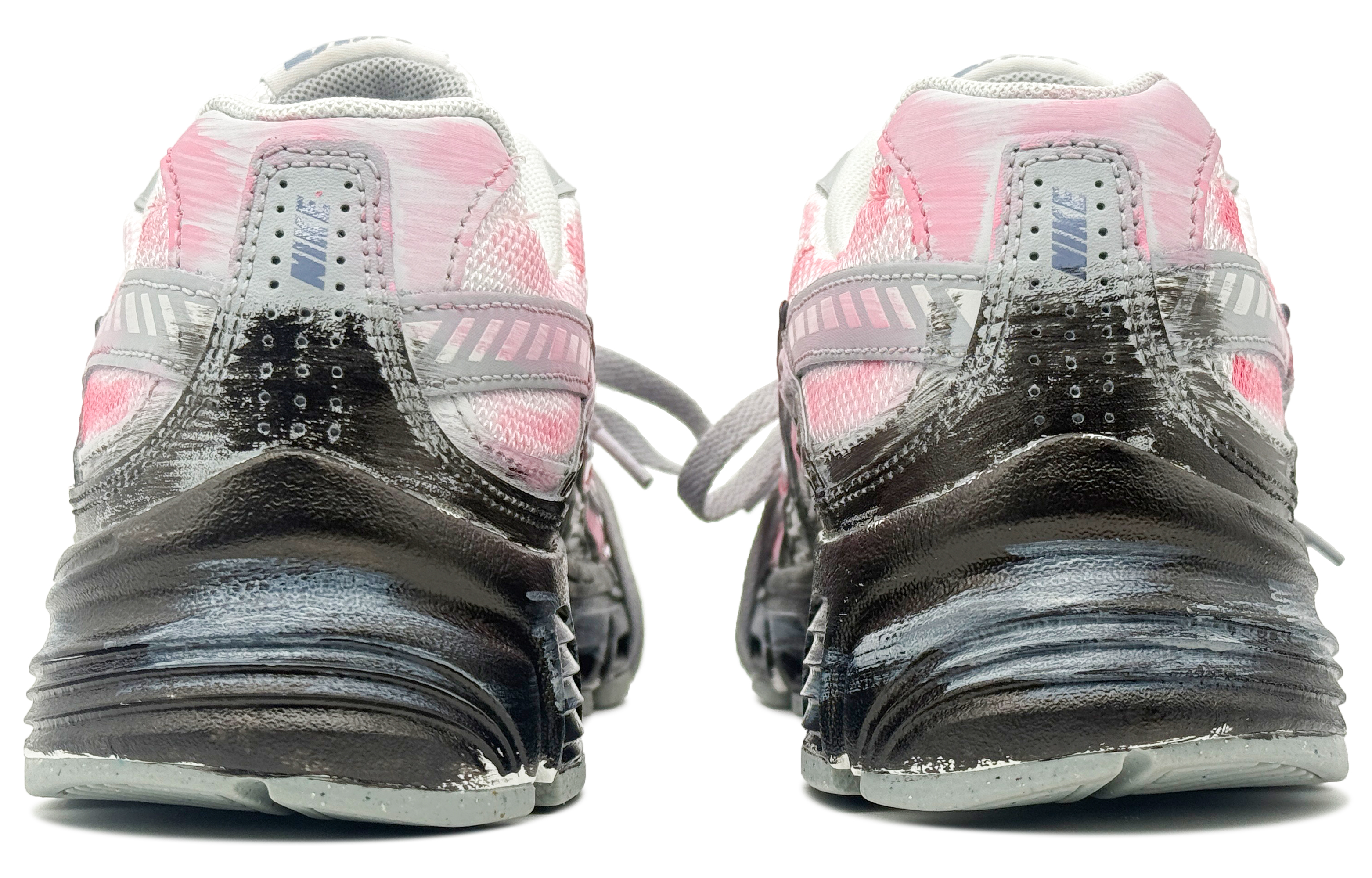 Nike Initiator Fabric Abrasion Resistant Abrasion Resistant Low top Casual Training Running Shoes Women’s Pink Black