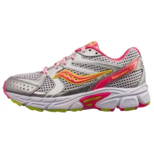 Saucony Cohesion 6 Cushioning Lightweight Low top Running Shoes Women's Gray Red