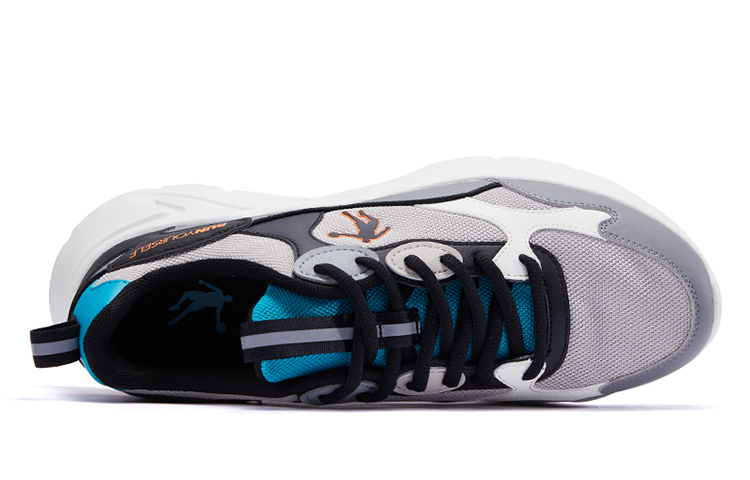 QIAODAN Low top Running Shoes Men’s Gray Cyan