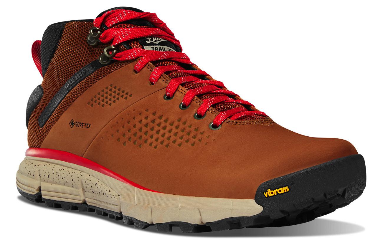 Danner Trail 2650 MID GTX Cushioning Slip Resistant Abrasion Resistant Low top Outdoor Shoes Men’s Brown Red