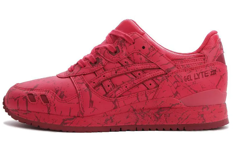 Asics Gel Lyte 3 Low top Running Shoes Men's Rosy Red