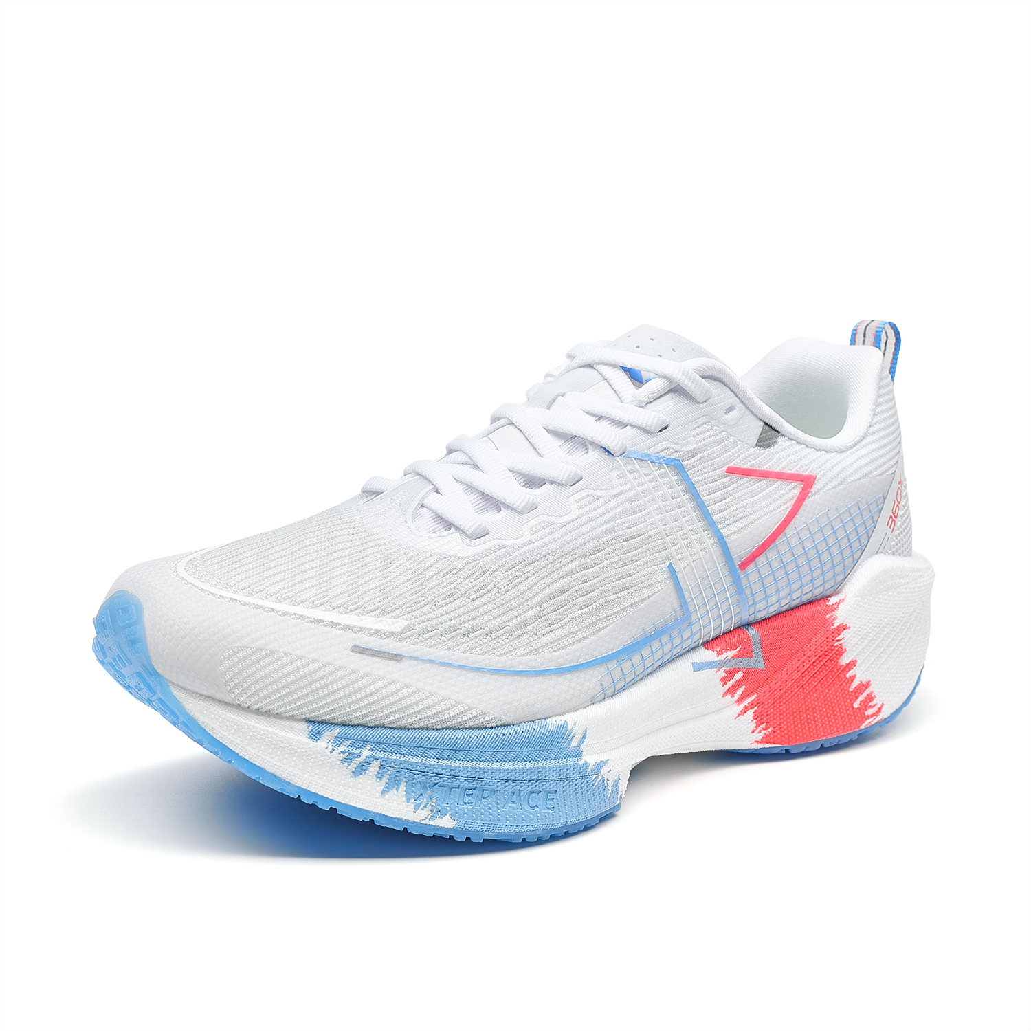 XTEP 360X Fabric Low top XTEP ACE Rubber Marathon Racing Running Shoes Women’s Triumph Colorway