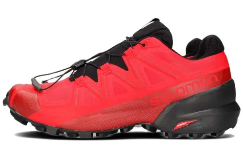 SALOMON Speedcross 5 Outdoor Shoes Men's Low Top Red