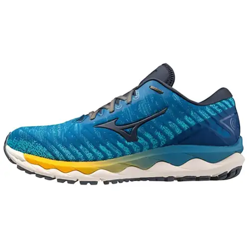 Mizuno SKY Textile, Synthetic Leather Slip Resistant, Abrasion Resistant, Breathable Low top Running Shoes Men's