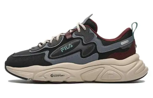 FILA Mars 1S LowTop Running Shoes 'Black Grey Red'