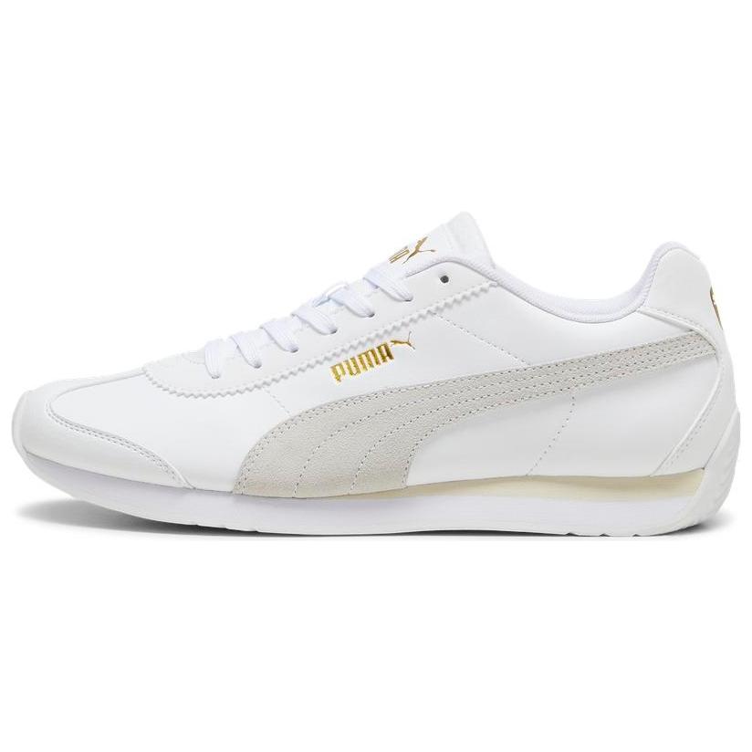 PUMA Turin 3 Slip Resistant Abrasion Resistant Low top Running Shoes Unisex White Gray