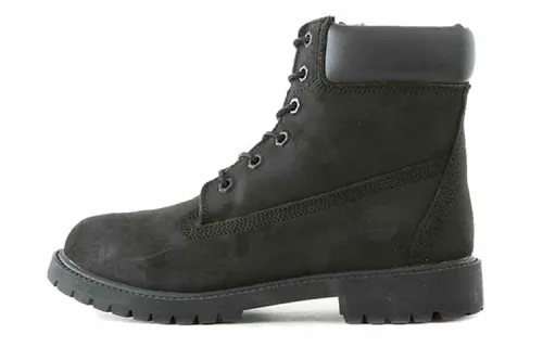 Timberland 6 Inch Premium Waterproof Wide Fit Boots 'Black Nubuck'