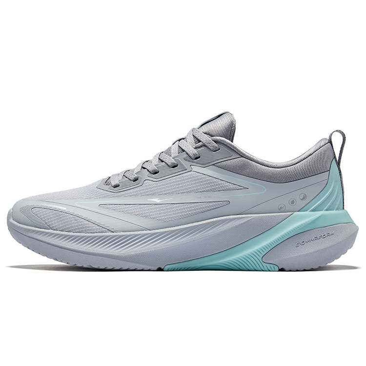 Erke Cushioning Rebound Cushioning Rebound Low top City Commuting Running Shoes Men’s Lunar Stone Gray Snow Gray