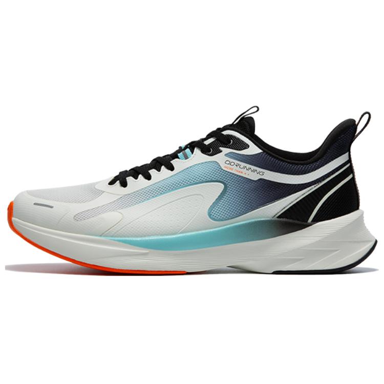 QIAODAN Light Speed 4.0 Cushioning Breathable Low top Q KUNGFU LIGHT Running Shoes Men’s White Blue