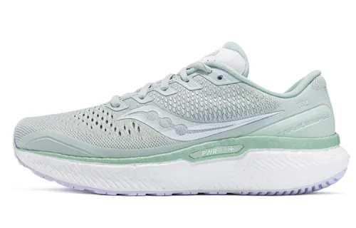 Saucony Triumph 18 Textile, Synthetic Leather Cushioning Slip Resistant Abrasion Resistant Breathable Low top