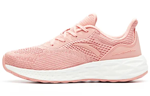 ANTA Running Shoes Women's Low Top Baby Pink/Ivory White
