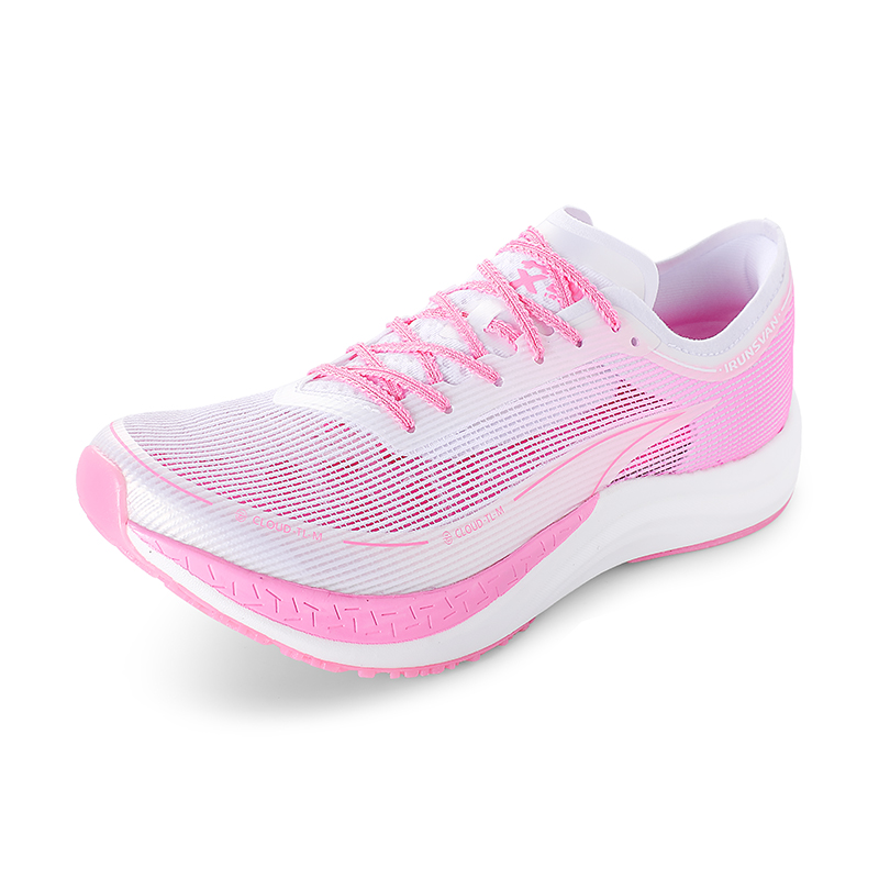 IRUNSVAN Low top Running Shoes Unisex Cherry Blossom Pink