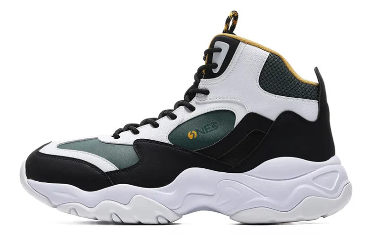361° Chunky Sneakers Men's High Top Black/Green