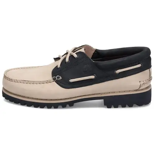Timberland 3 Eye Lug Handsewn Boat Shoes 'Beige'