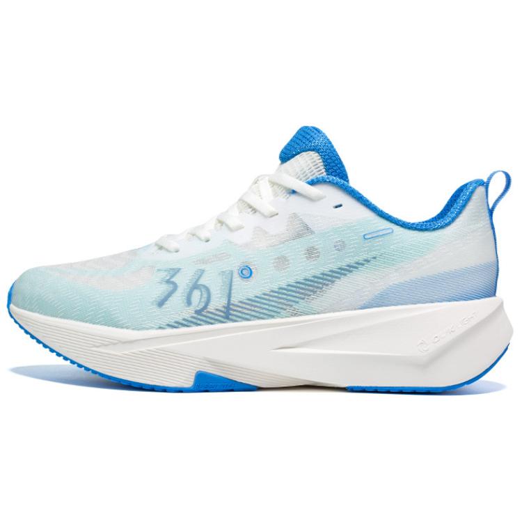 361° Abrasion Resistant Slip Resistant Coverage Low top Sprint Running Shoes Men’s Blue White