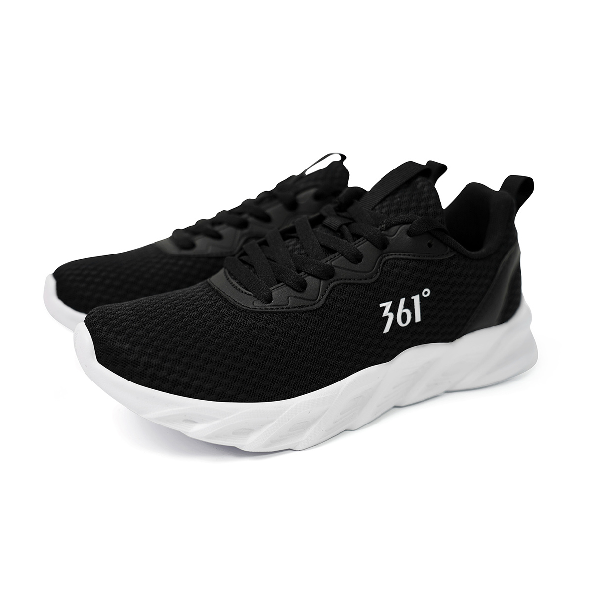 361° Slip Resistant Abrasion Resistant Slip Resistant Abrasion Resistant Low top Running Shoes Men’s White Black