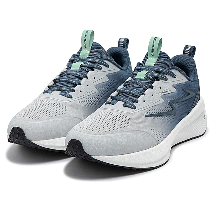 361° Popping Foam TPU Slip Resistant Abrasion Resistant Low top Running Shoes Men’s Nostalgic Blue