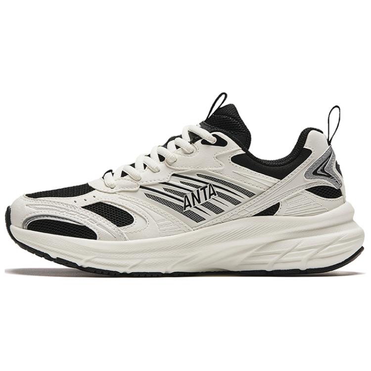 Anta Cushioning, Wear Resistant Low top Casual Running Shoes Women’s White Black