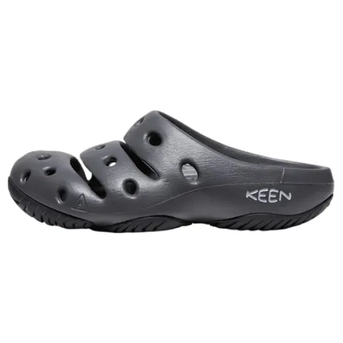 Keen YOGUI Closed Toe Slippers Unisex Magnet Black