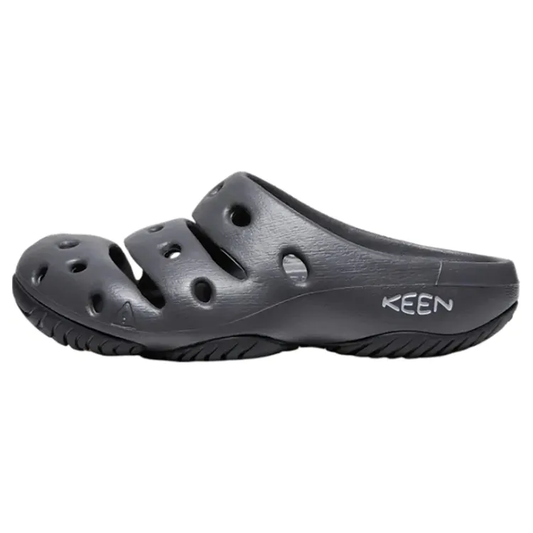 Keen YOGUI Closed Toe Slippers Unisex Magnet Black