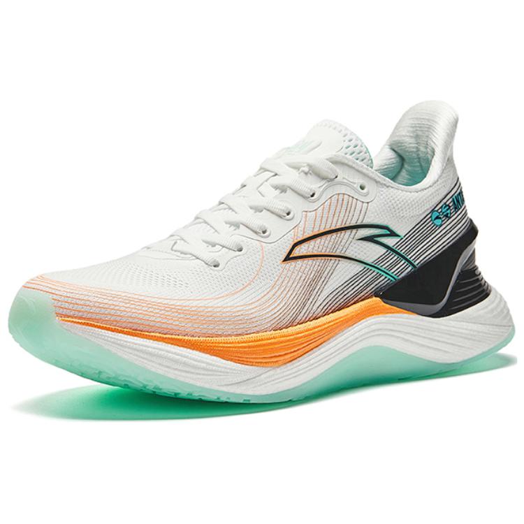 Anta Chuang 2.0 Pro Slip Resistant Abrasion Resistant Low top Casual Running Shoes Men’s White Orange Black
