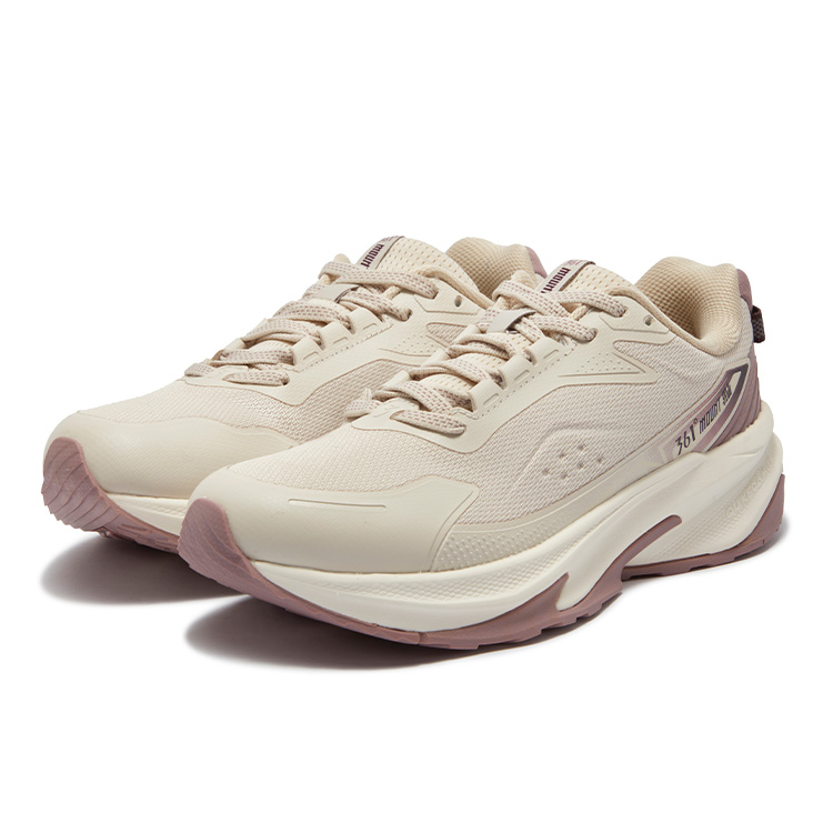361° Slip Resistant, Abrasion Resistant, Waterproof Low top Running Shoes Women’s Oat Milk