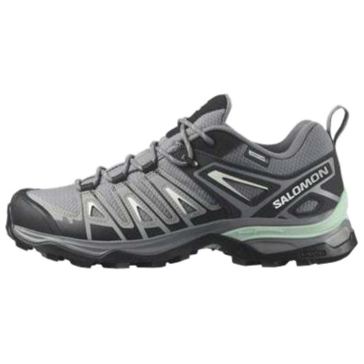 SALOMON X Ultra Pioneer Comfortable Slip Resistant Slip Resistant Low top Outdoor Shoes Women's Gray Black